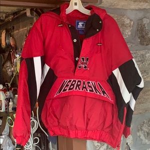 NWT VINTAGE AUTHENTIC starter Nebraska  jacket